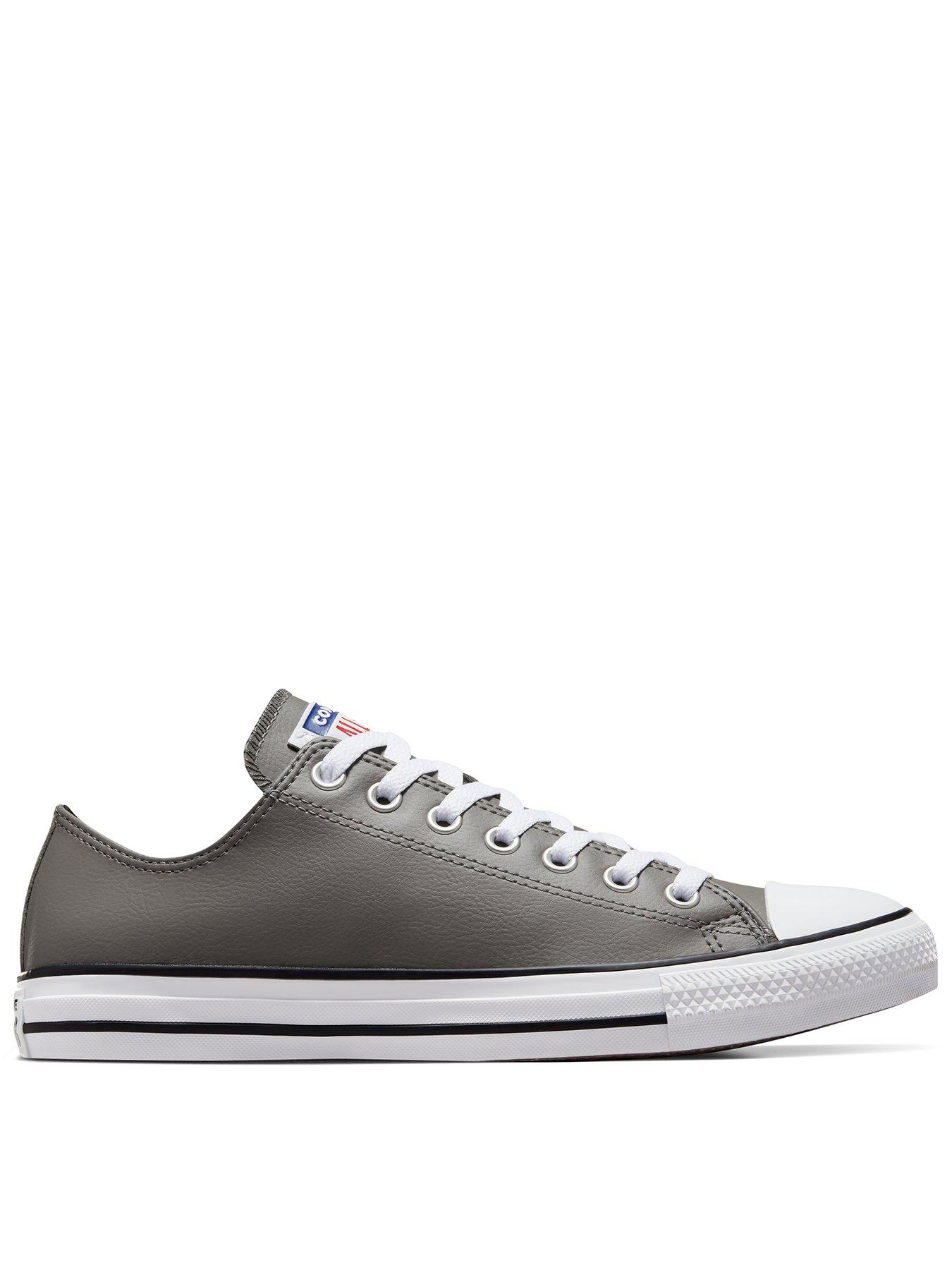 Converse all star double collar ox shop grey