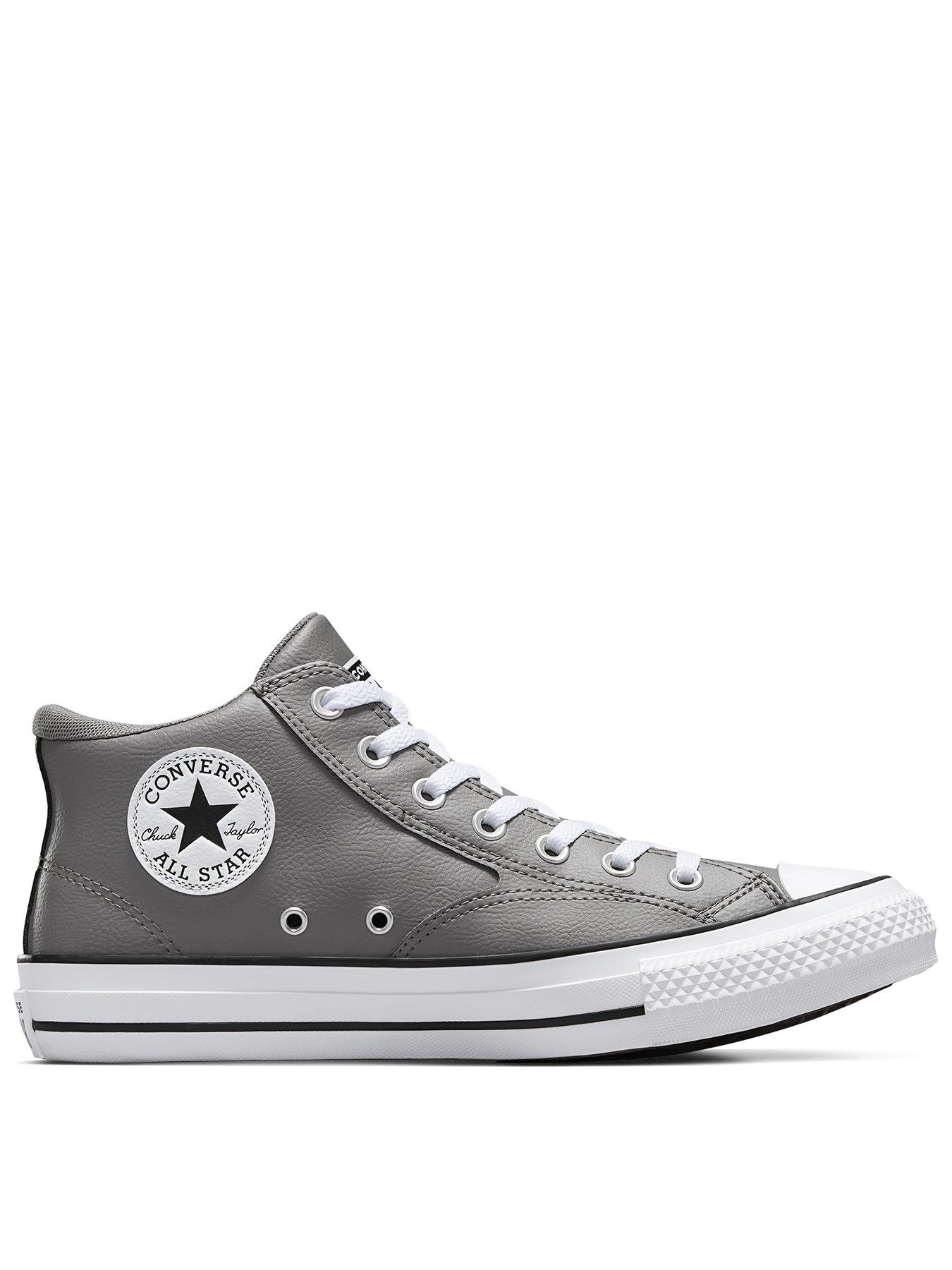 Grey converse hot sale hi tops