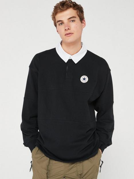 converse-long-sleeve-branded-rugby-topnbsp--black