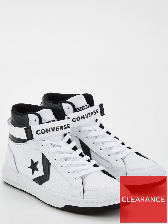 stillFront image of converse-pro-blaze-cup-removable-strap-mid-white