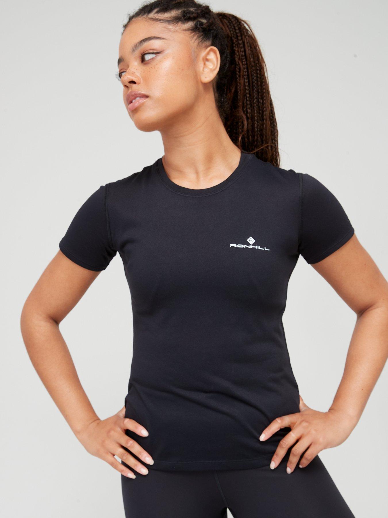 Ronhill Women's Core S/S Tee- Black/White