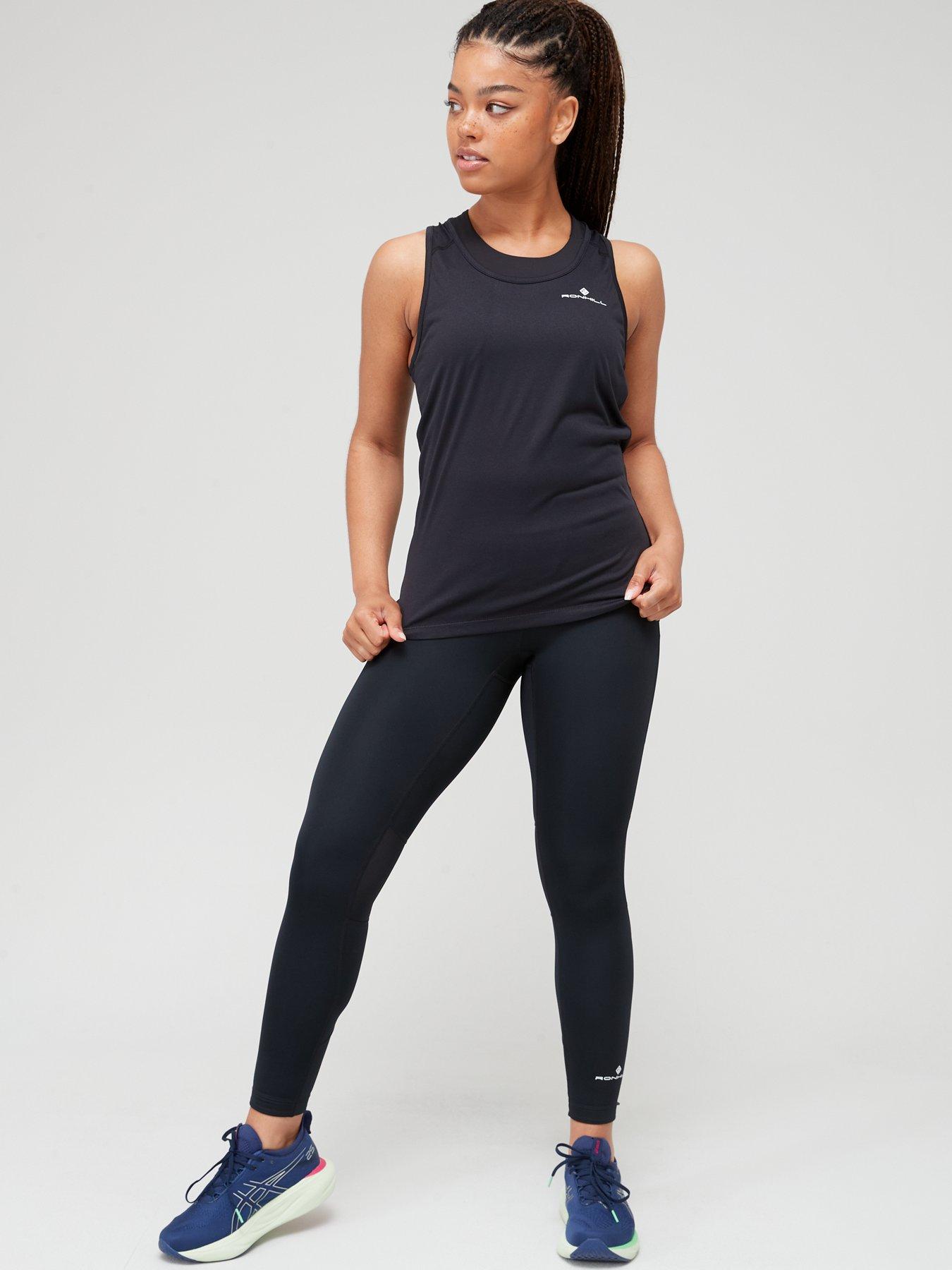 Image 3 of 6 of Ronhill Womens Core Crop Tight - Black/White