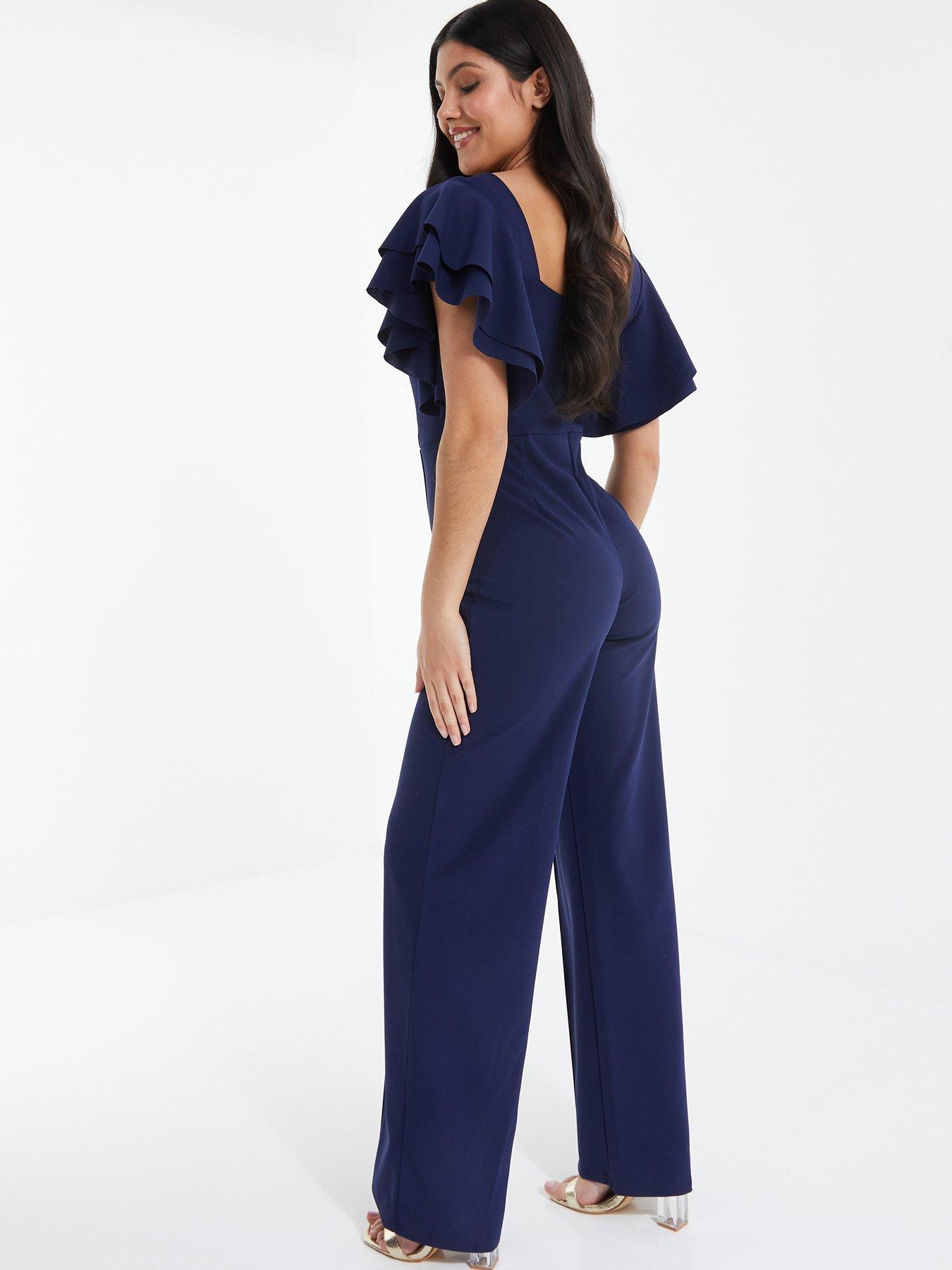 Quiz navy hot sale blue jumpsuit