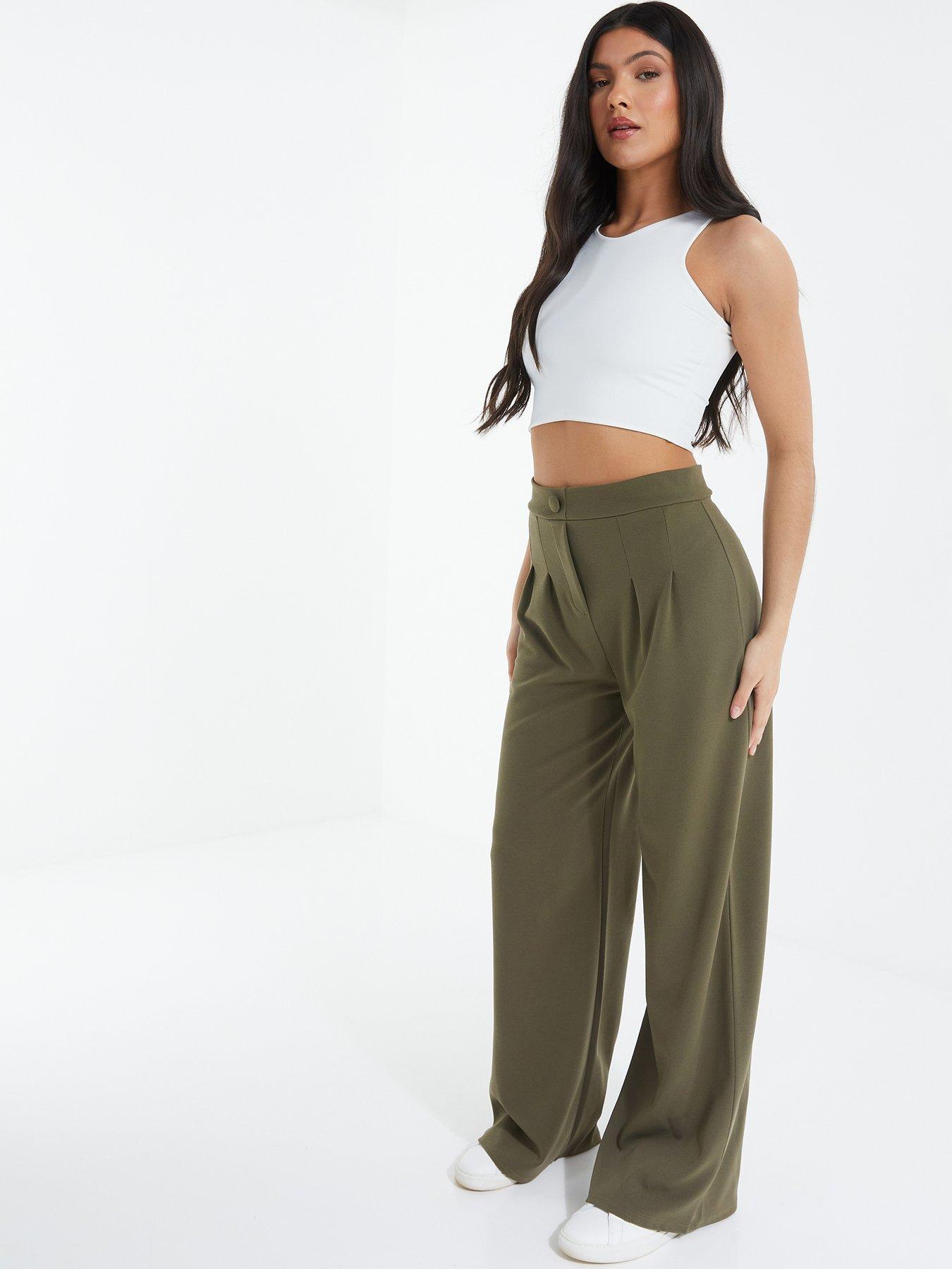 High rise palazzo store pants