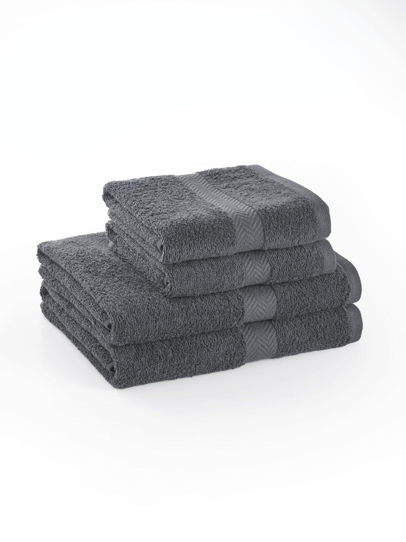 The Very Collection Quick Dry 450 gsm Four-Piece Towel Bale