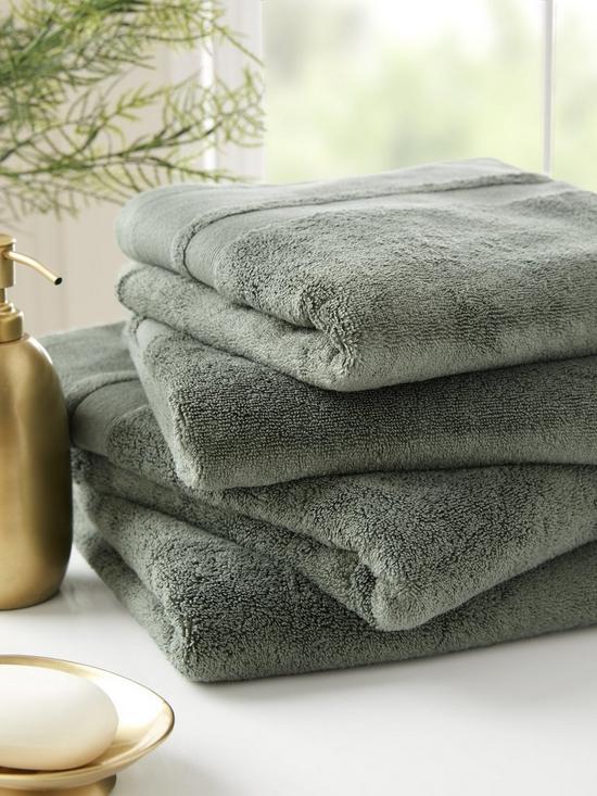 front image of very-home-zero-twist-modal-cotton-4-piece-towel-bale