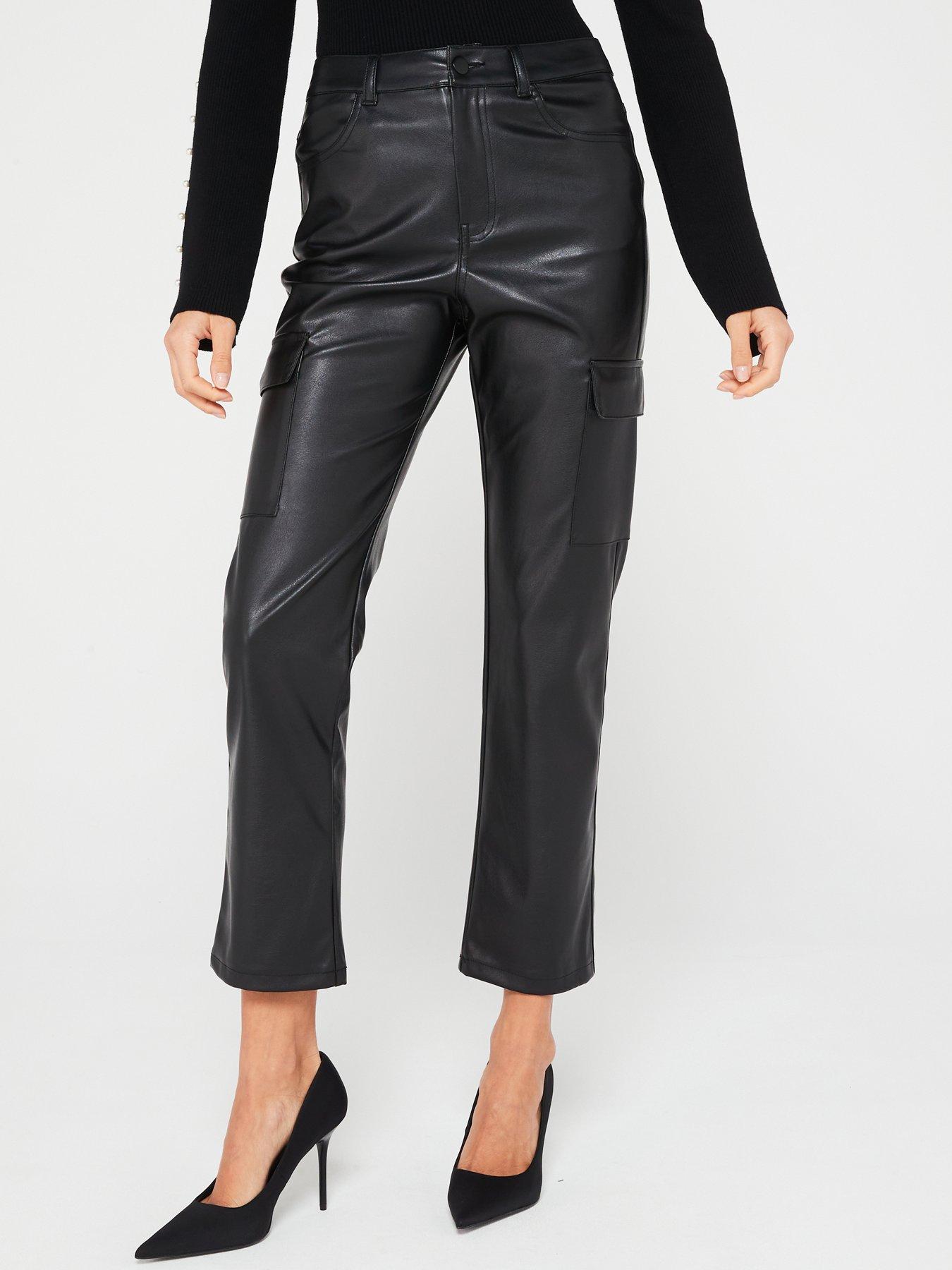 Leather Straight Leather Pants – Cuir Dimitri