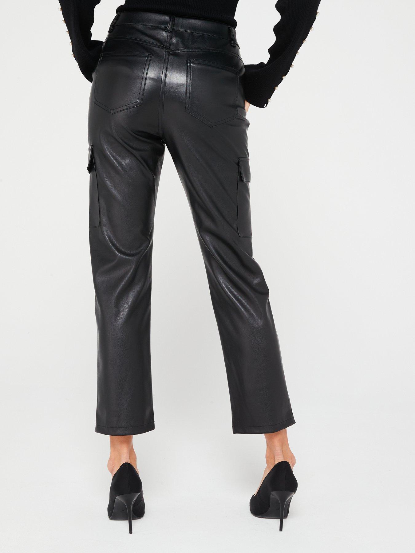 V by very deals leather trousers