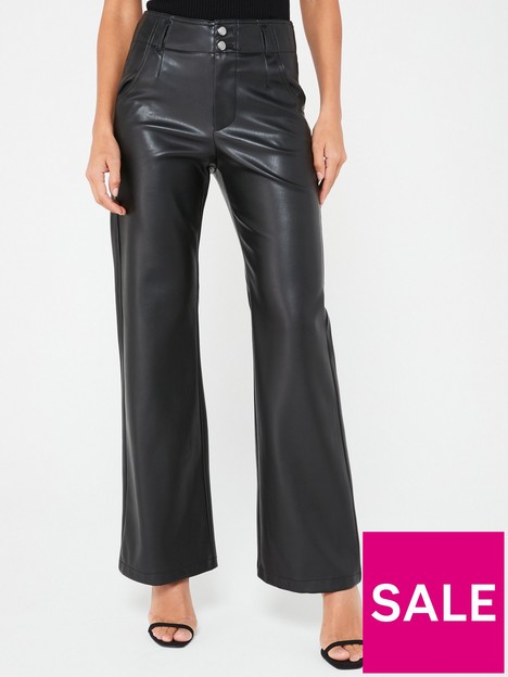 v-by-very-faux-leather-seam-detail-wide-leg-trousers-black