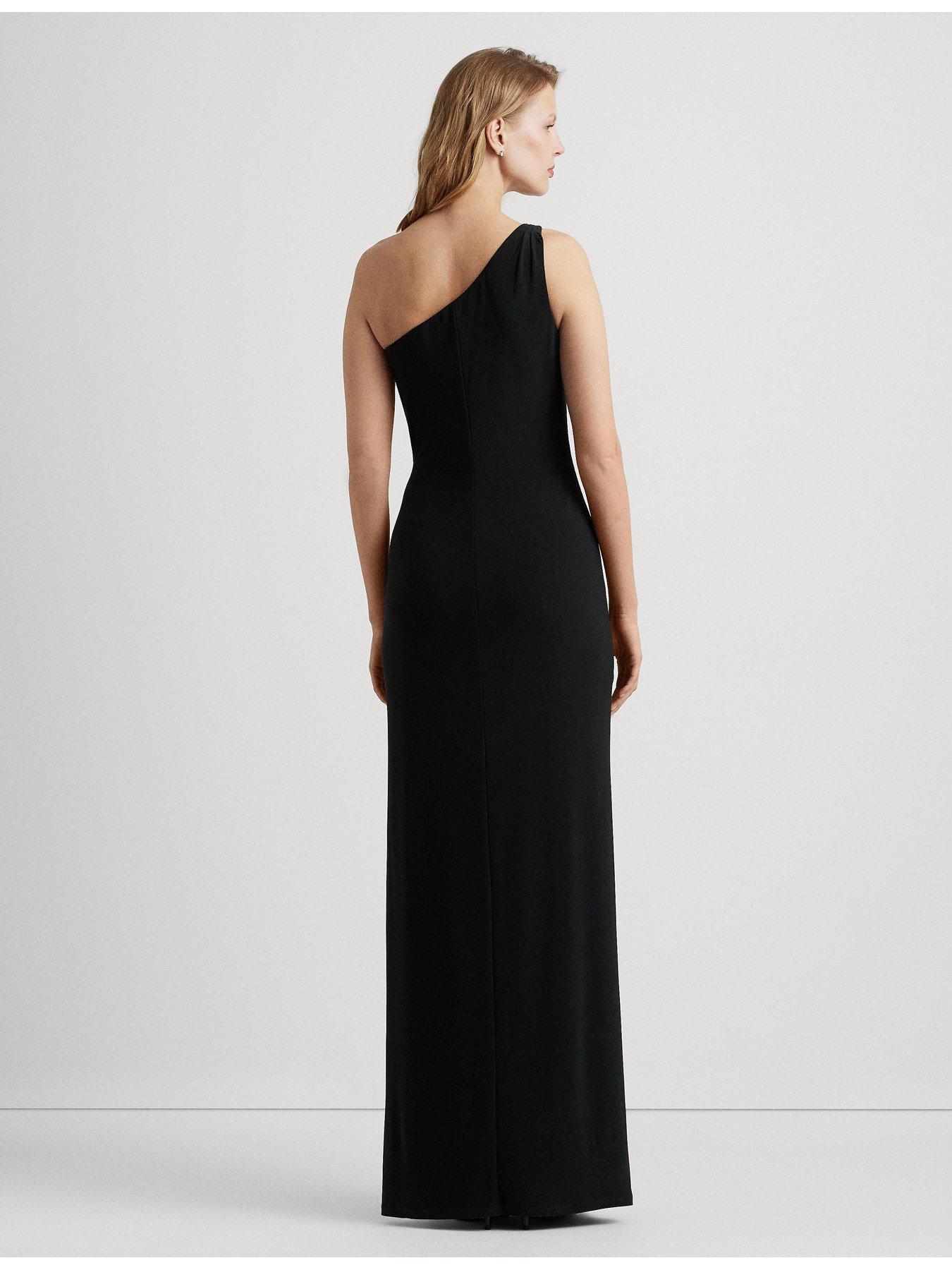 Ralph lauren long on sale black evening dress