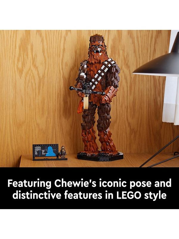 Image 3 of 6 of LEGO Star Wars Chewbacca Figure Set for Adults 75371