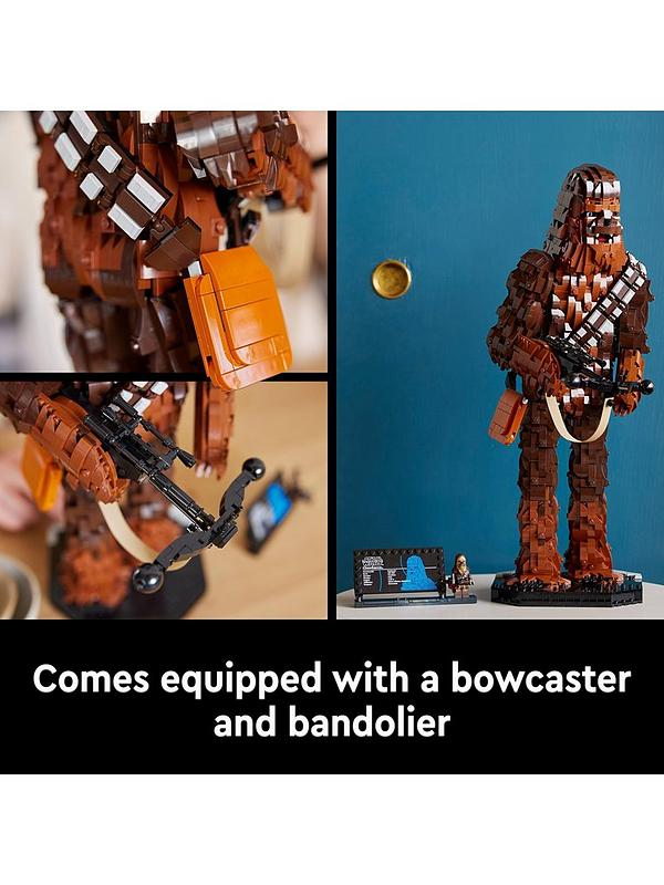 Image 4 of 6 of LEGO Star Wars Chewbacca Figure Set for Adults 75371