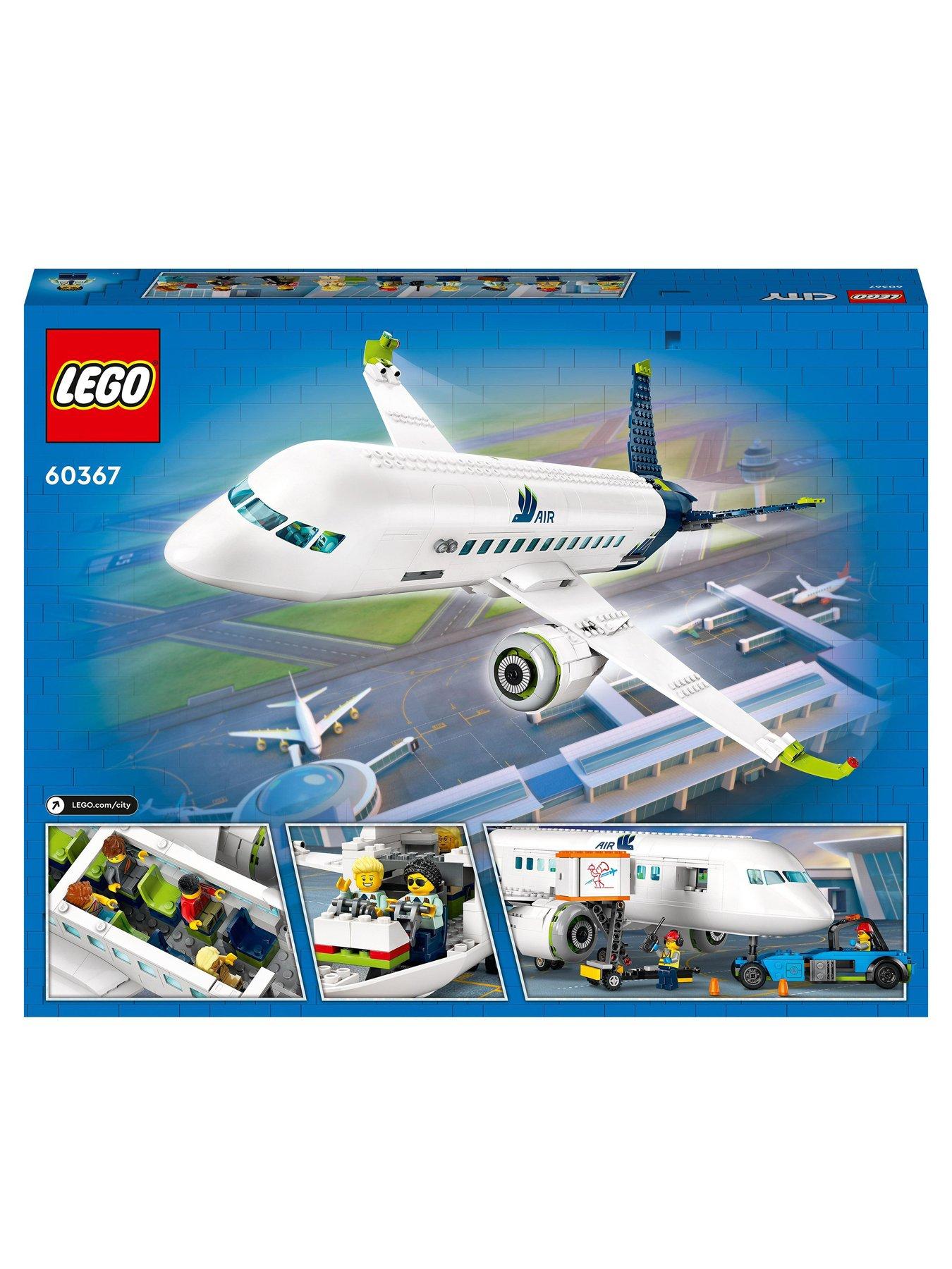 LEGO City Passenger Aeroplane Toy Model Kit 60367 Very