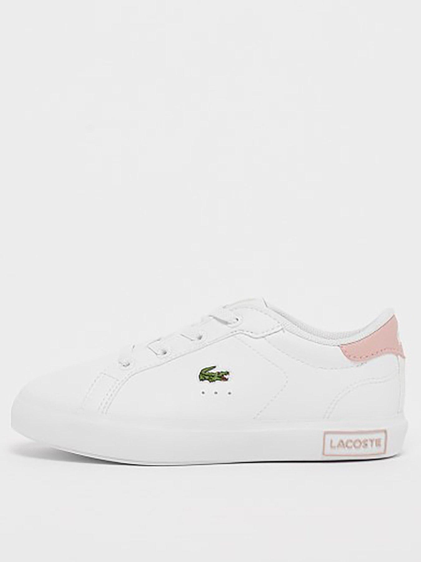 Kids hot sale lacoste trainers