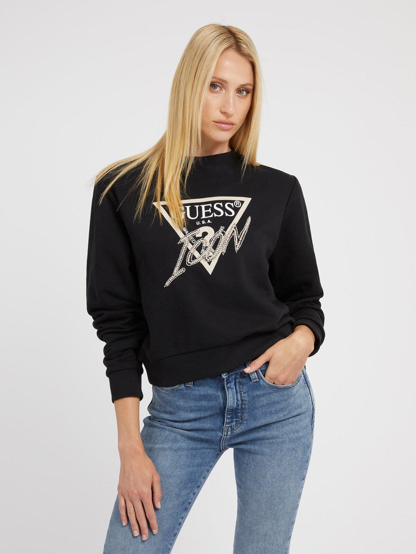 Guess icon logo store sweatshirt