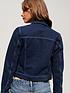  image of superdry-workwear-cropped-denim-jacket-blue