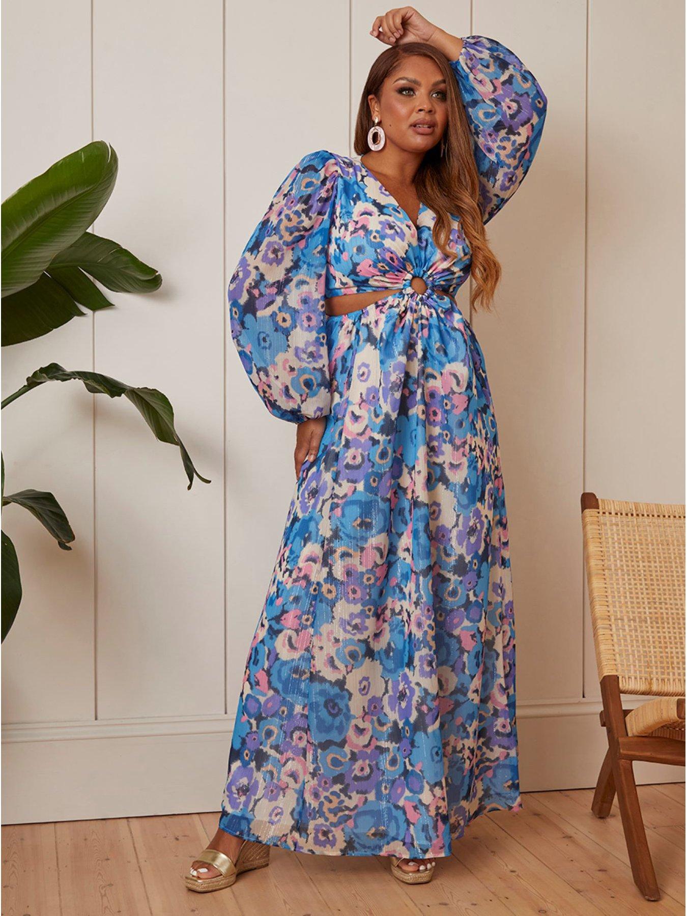 Chi chi london store floral maxi dress