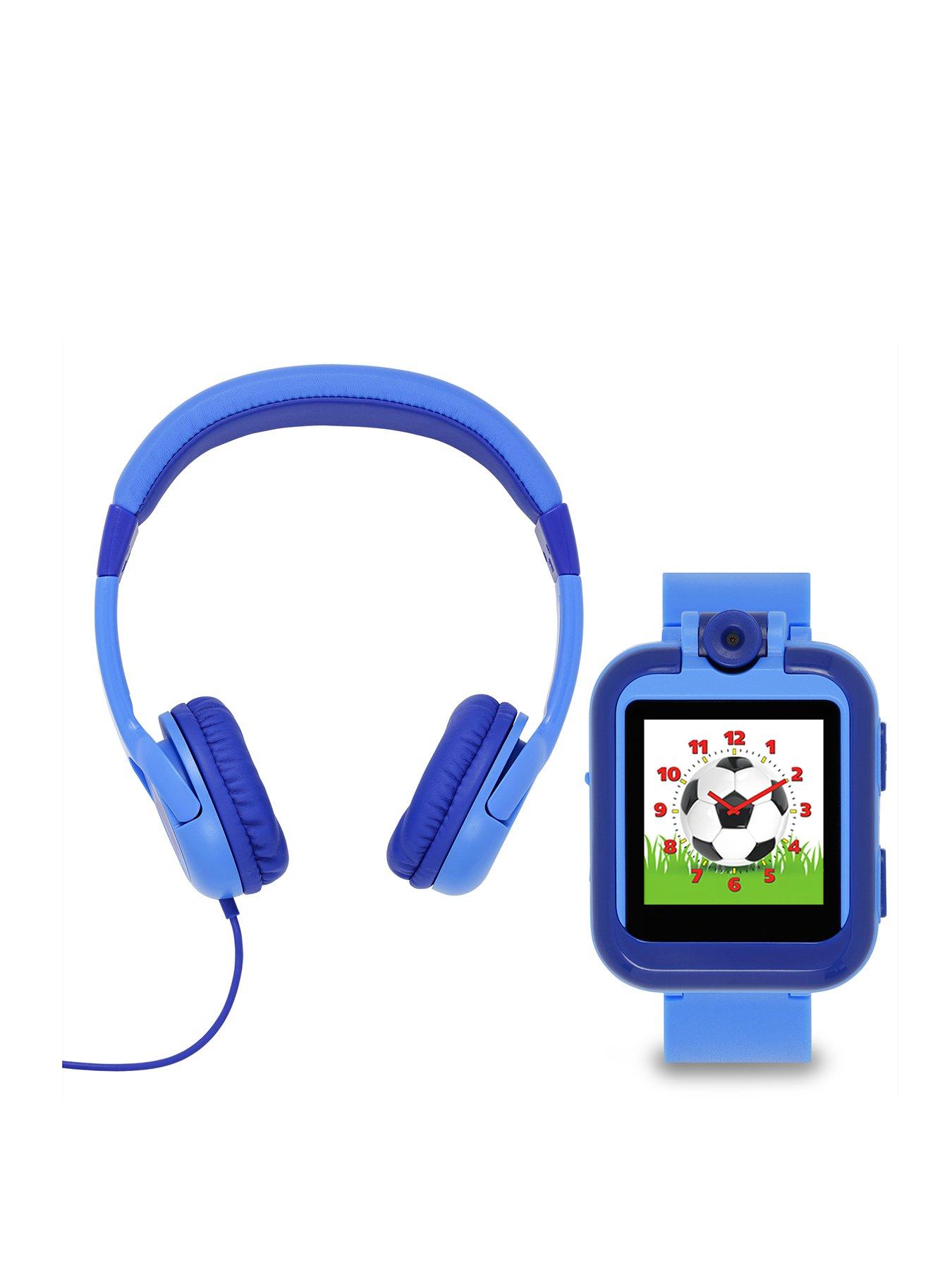 Product photograph of Tikkers Plain Blue Interactive Watch Amp Headphone Set from very.co.uk