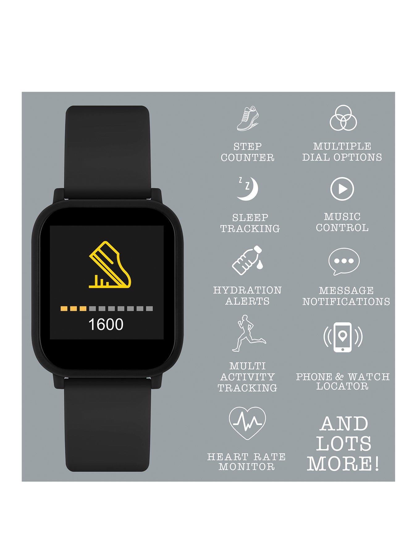 Tikkers Tikkers Teen Series 10 Black Silicone Strap Smart Watch very