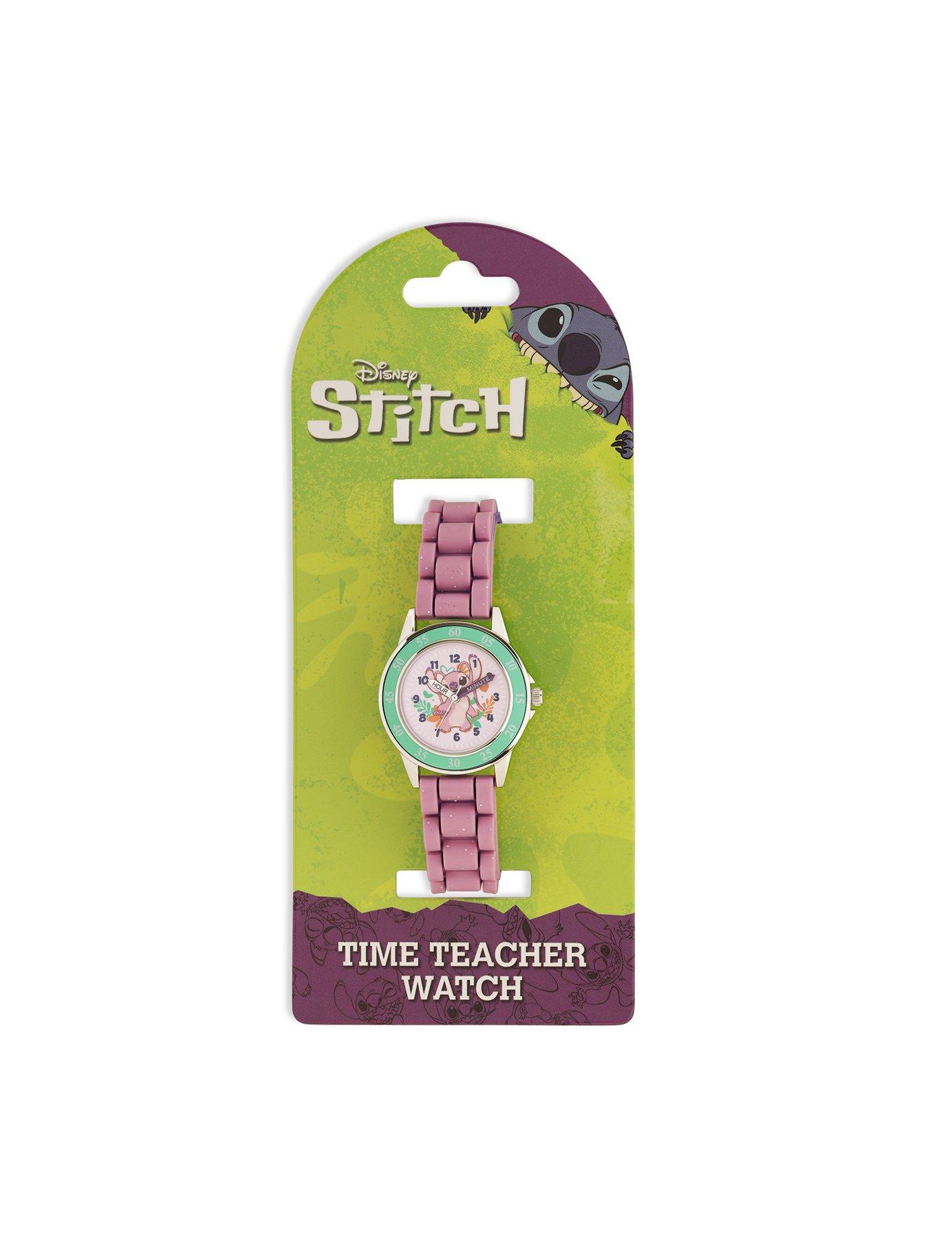 Image 4 of 4 of Disney Lilo and Stitch Pink Angel Time Teacher Watch