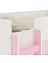  image of very-home-miami-fresh-high-sleeper-bed-with-desk-wardrobenbspshelves-and-mattress-options-buy-and-save-pink
