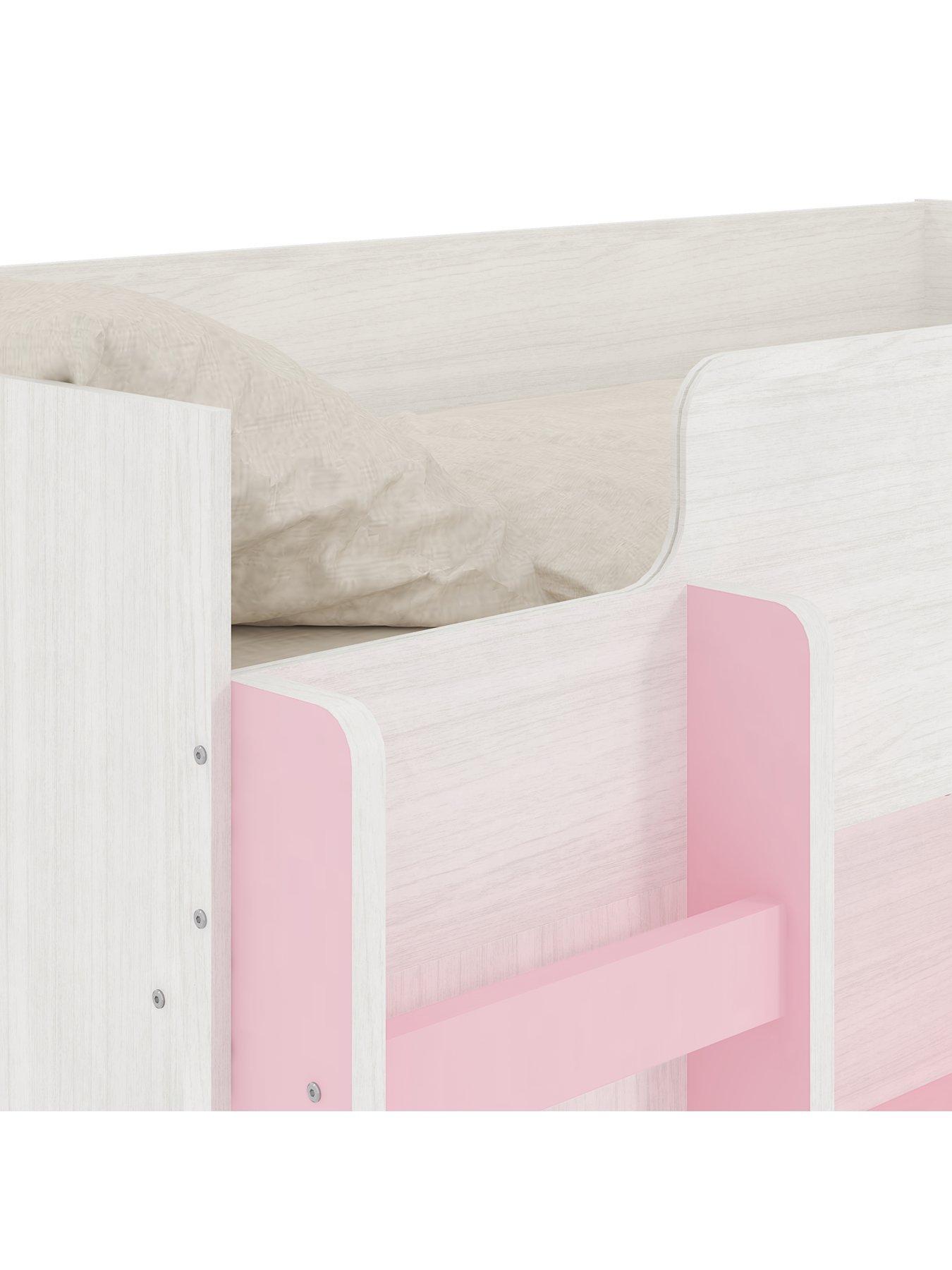 Image 7 of 7 of Very Home Miami Fresh High Sleeper Bed&nbsp;with Mattress Options (Buy and SAVE!) - Pink
