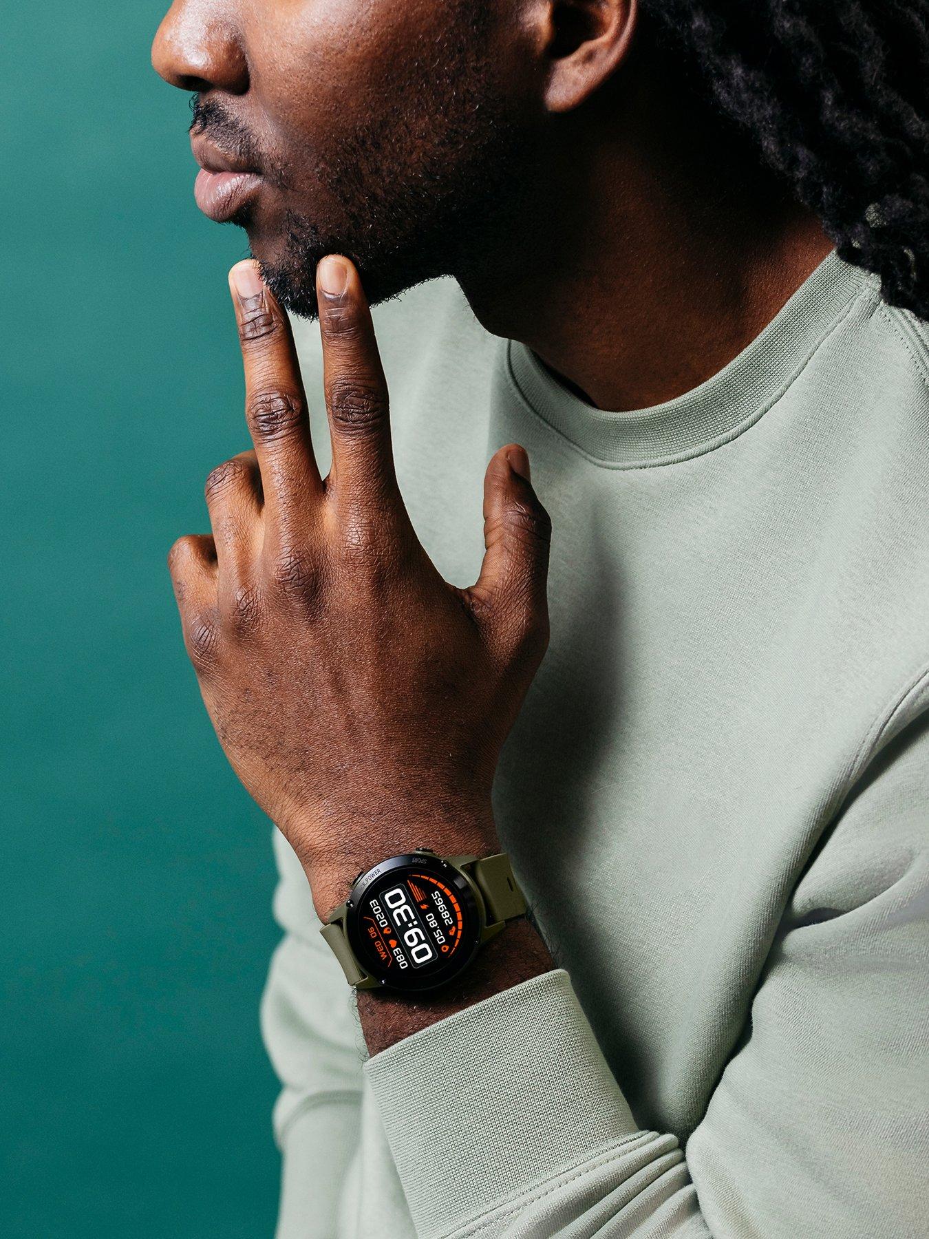 Reflex Active Series 18 Khaki Smart Watch With Built In GPS Full Colour Touch Screen and up to 10 Day Battery Life Very