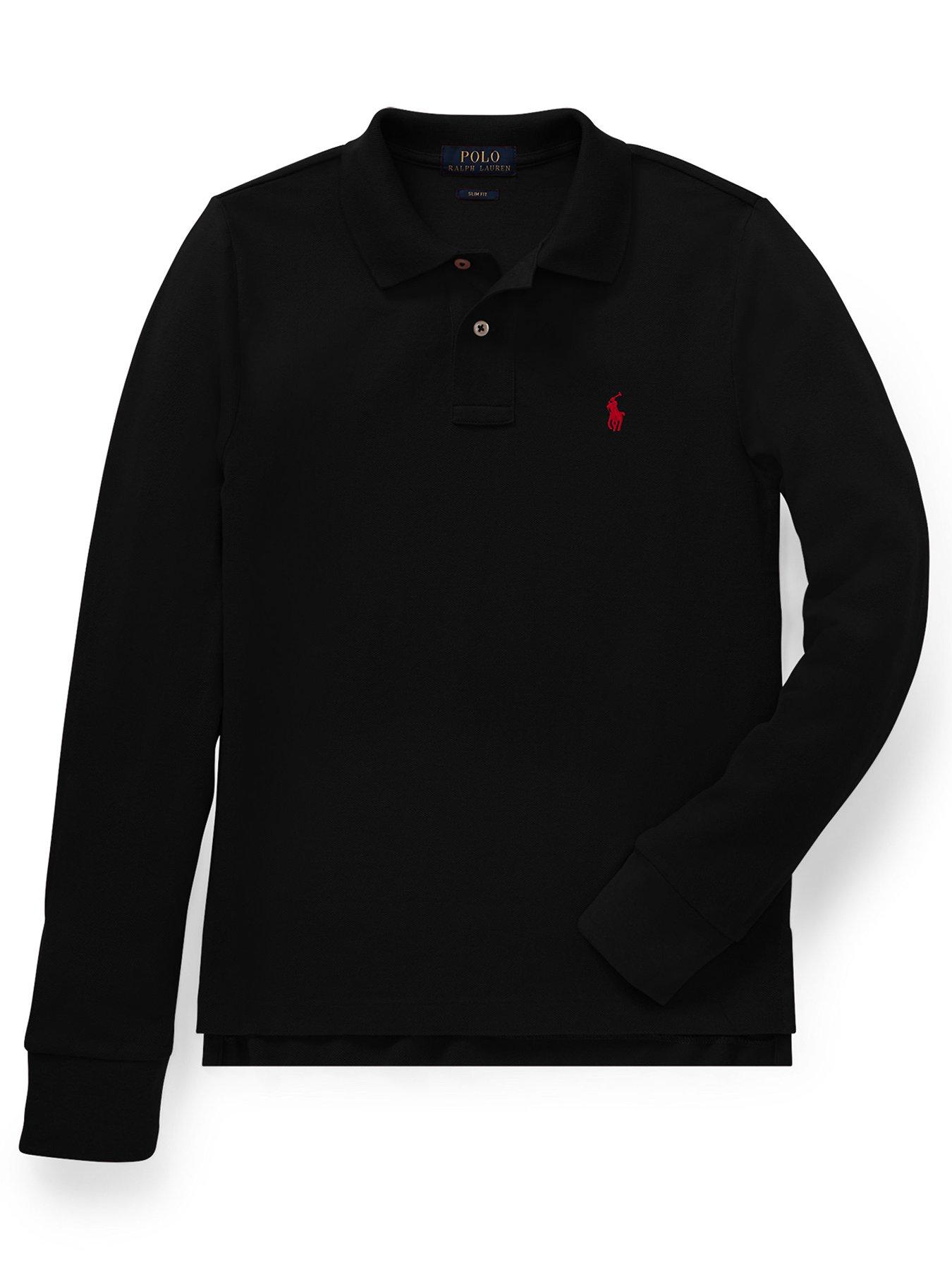 Ralph Lauren White long sleeve polo shirt Boys 