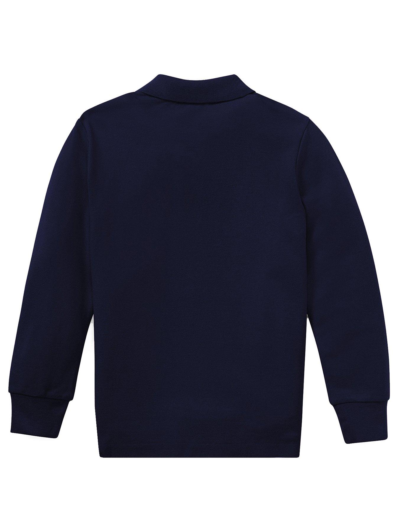 Polo Ralph Lauren Boys Long Sleeve Polo Shirt French Navy Very