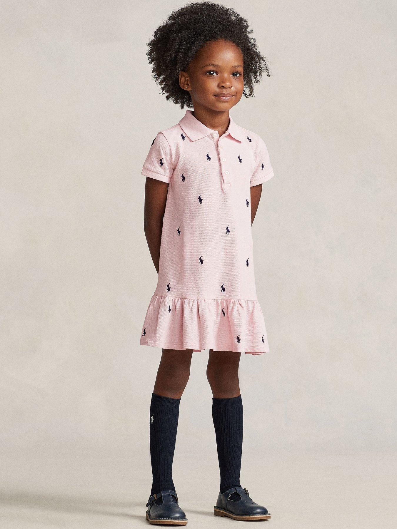 Polo Ralph Lauren Toddler and Little Girls Striped Stretch Ponte Dress