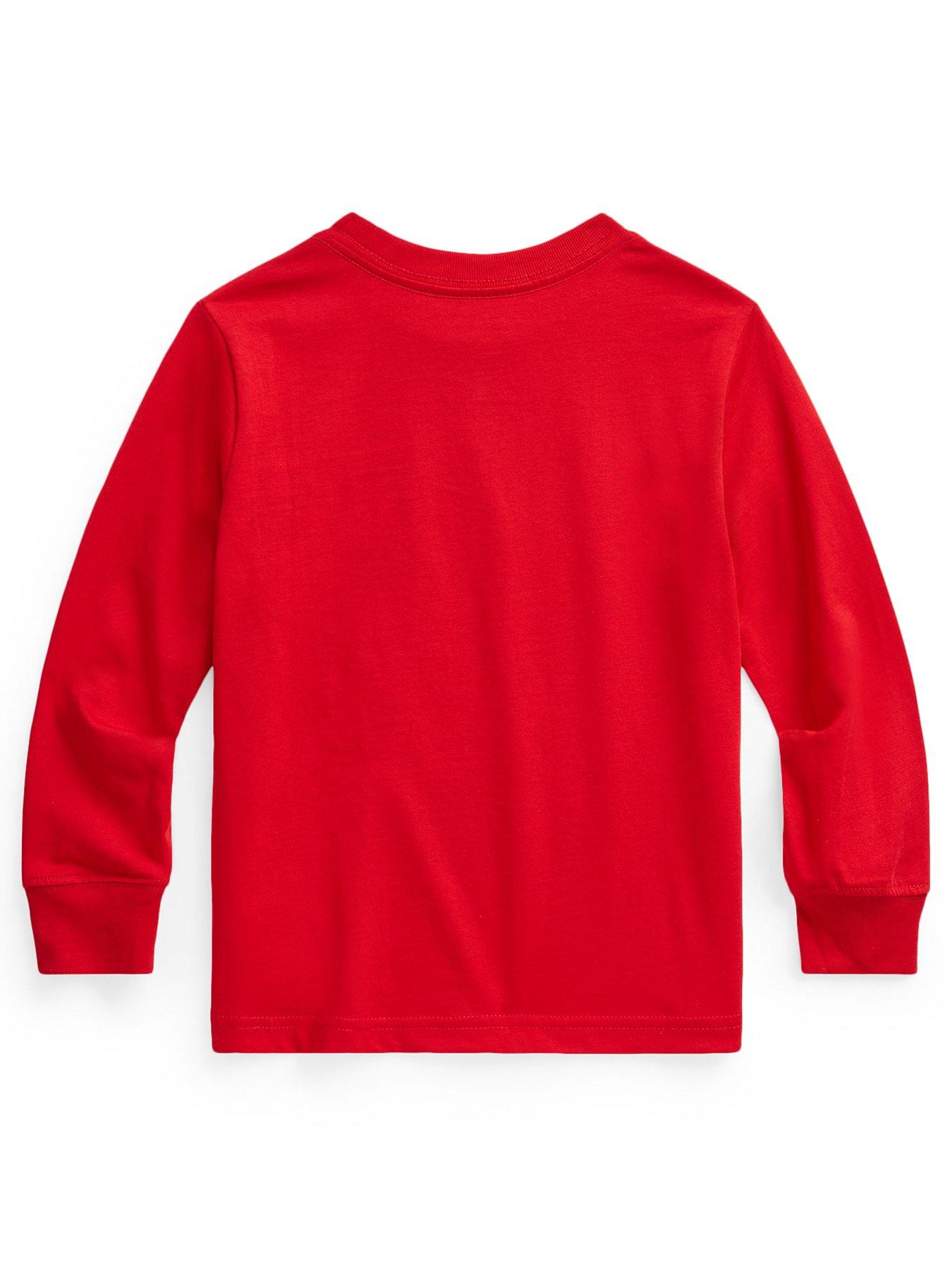 Long sleeve red shirt new arrivals