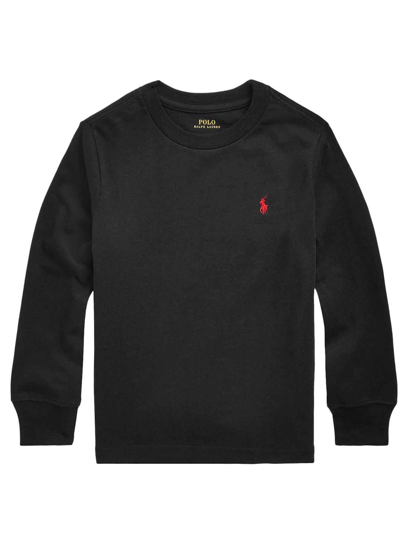 Polo Ralph Lauren Boys Classic Long Sleeve T-shirt - Black