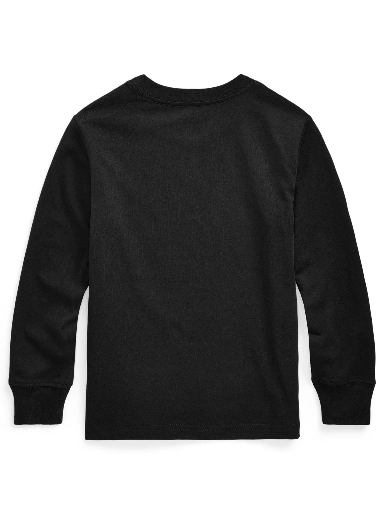 Long sleeve hotsell plain black