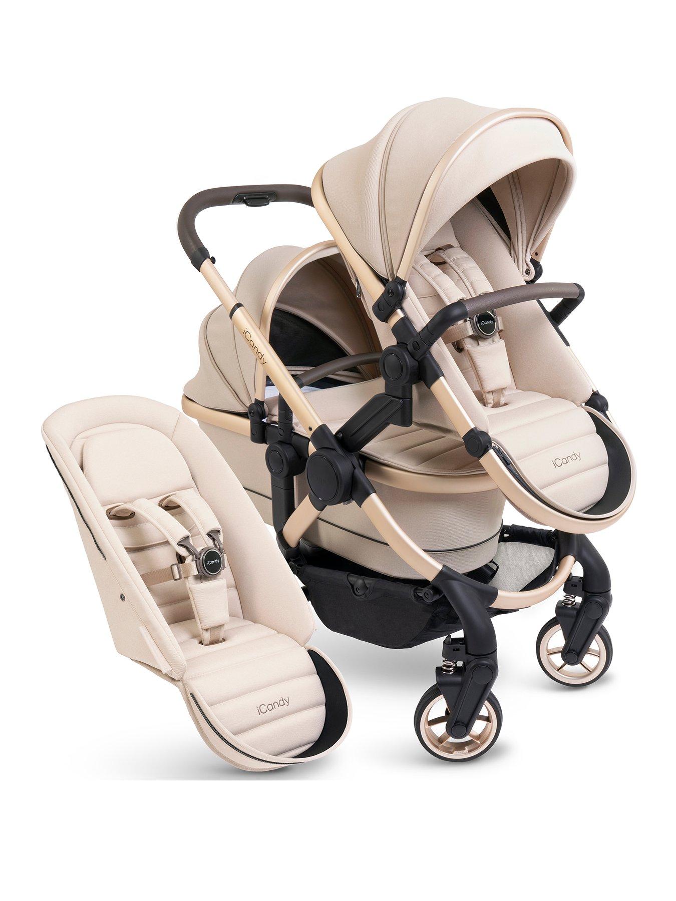 Icandy peach clearance blossom double pram