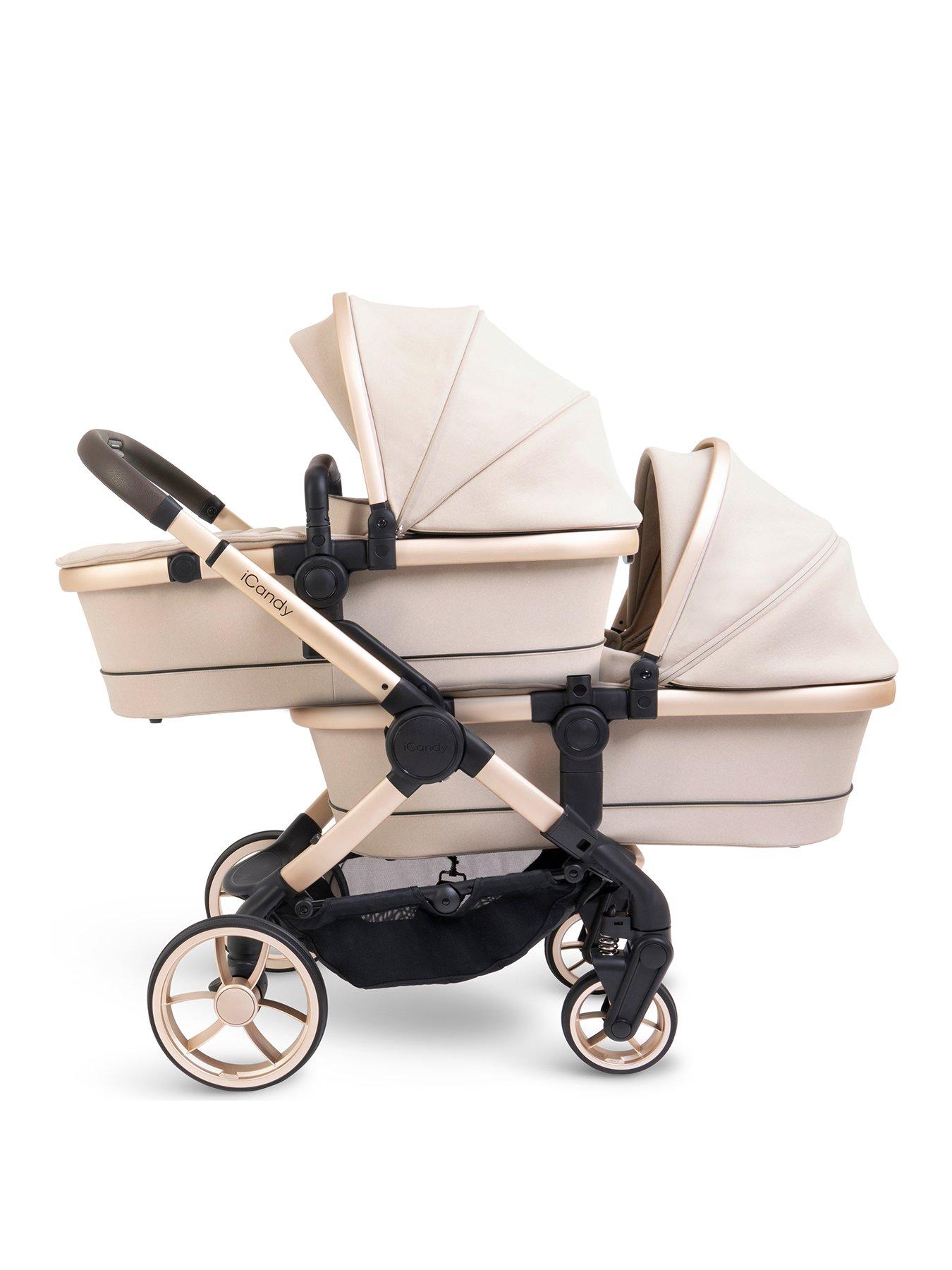 Icandy best sale twin pram