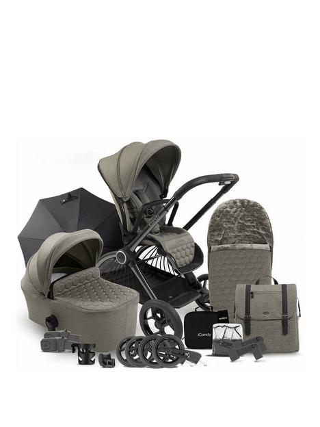 icandy-core-complete-bundle-pushchair-carrycot-footmuff-amp-accessories-light-moss