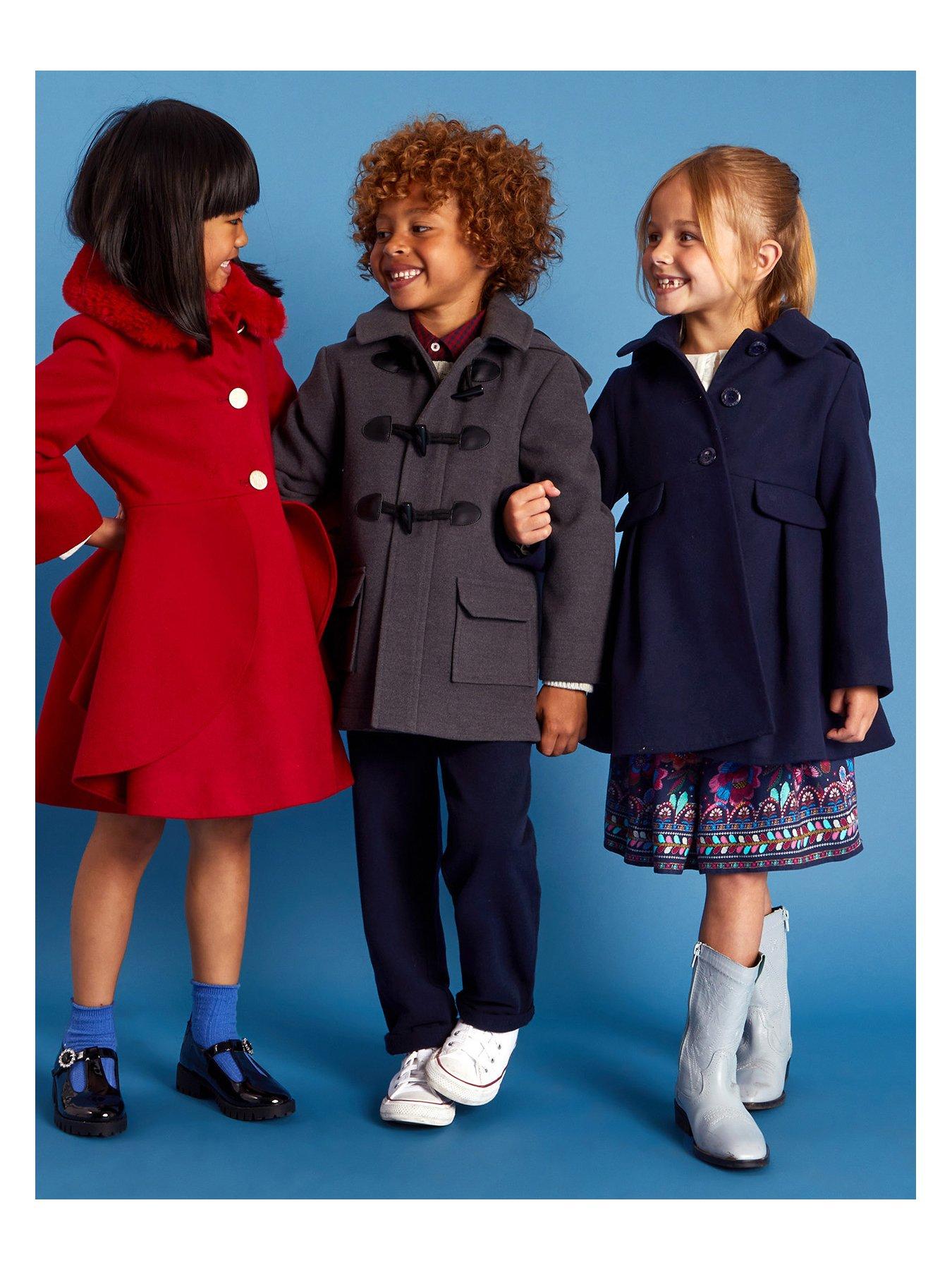 Navy school coat on sale girl