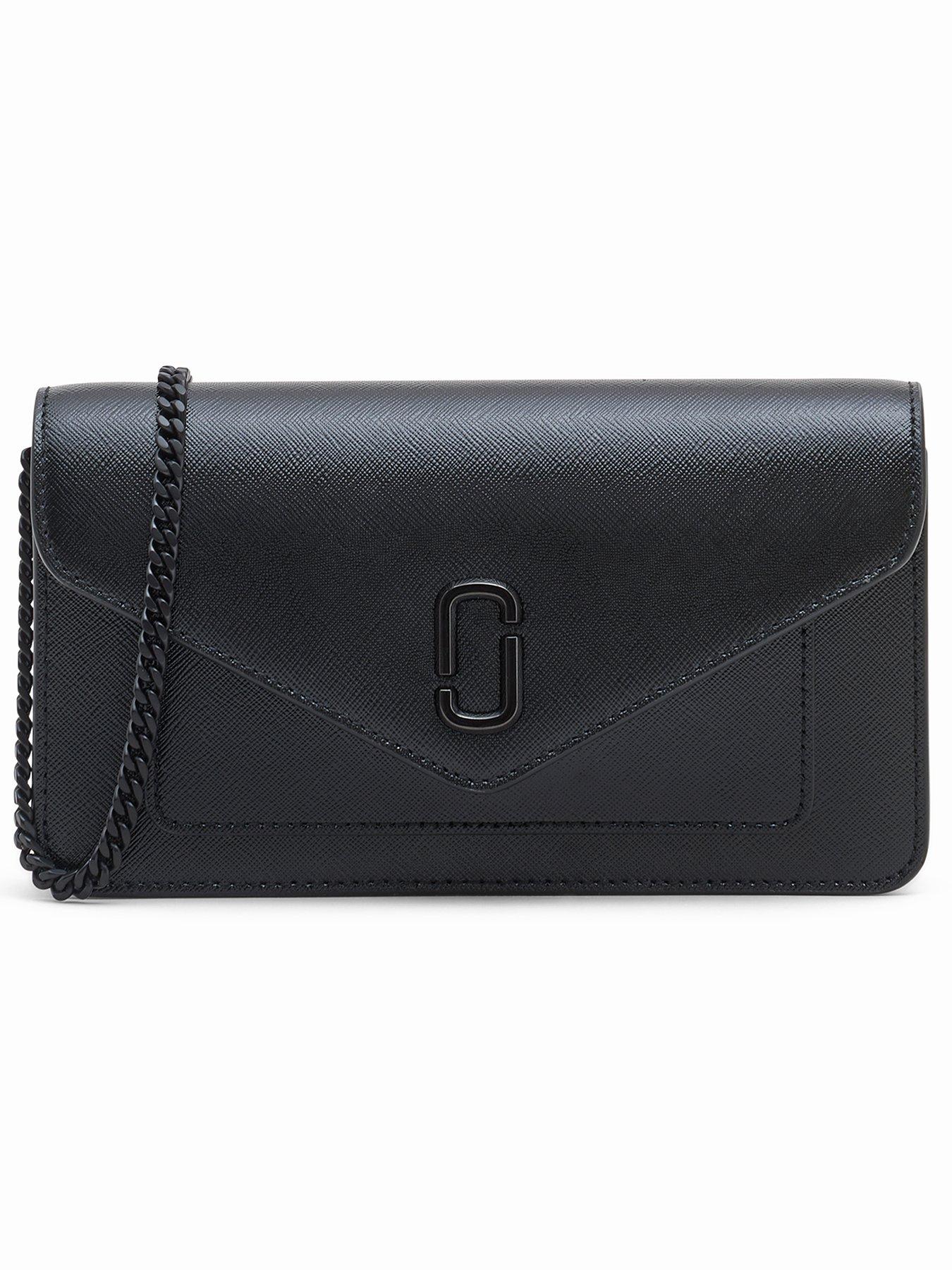 MARC JACOBS The Envelope Chain Wallet - Black | very.co.uk