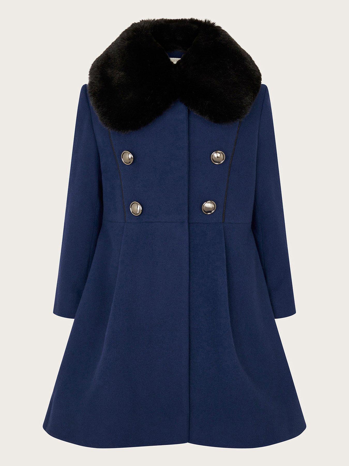 Blue military clearance coat