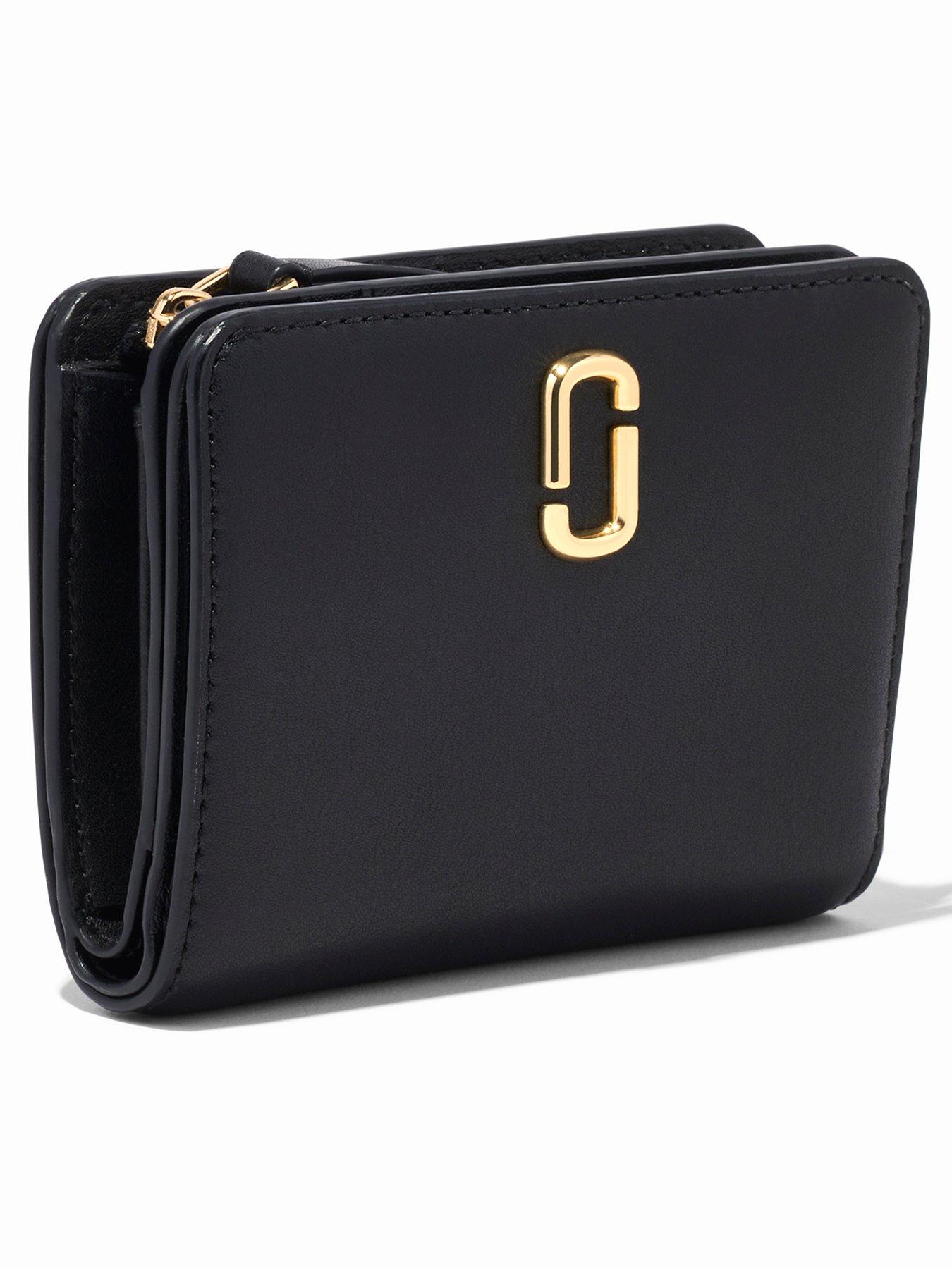 MARC JACOBS The J Marc Mini Compact Wallet - Black | very.co.uk