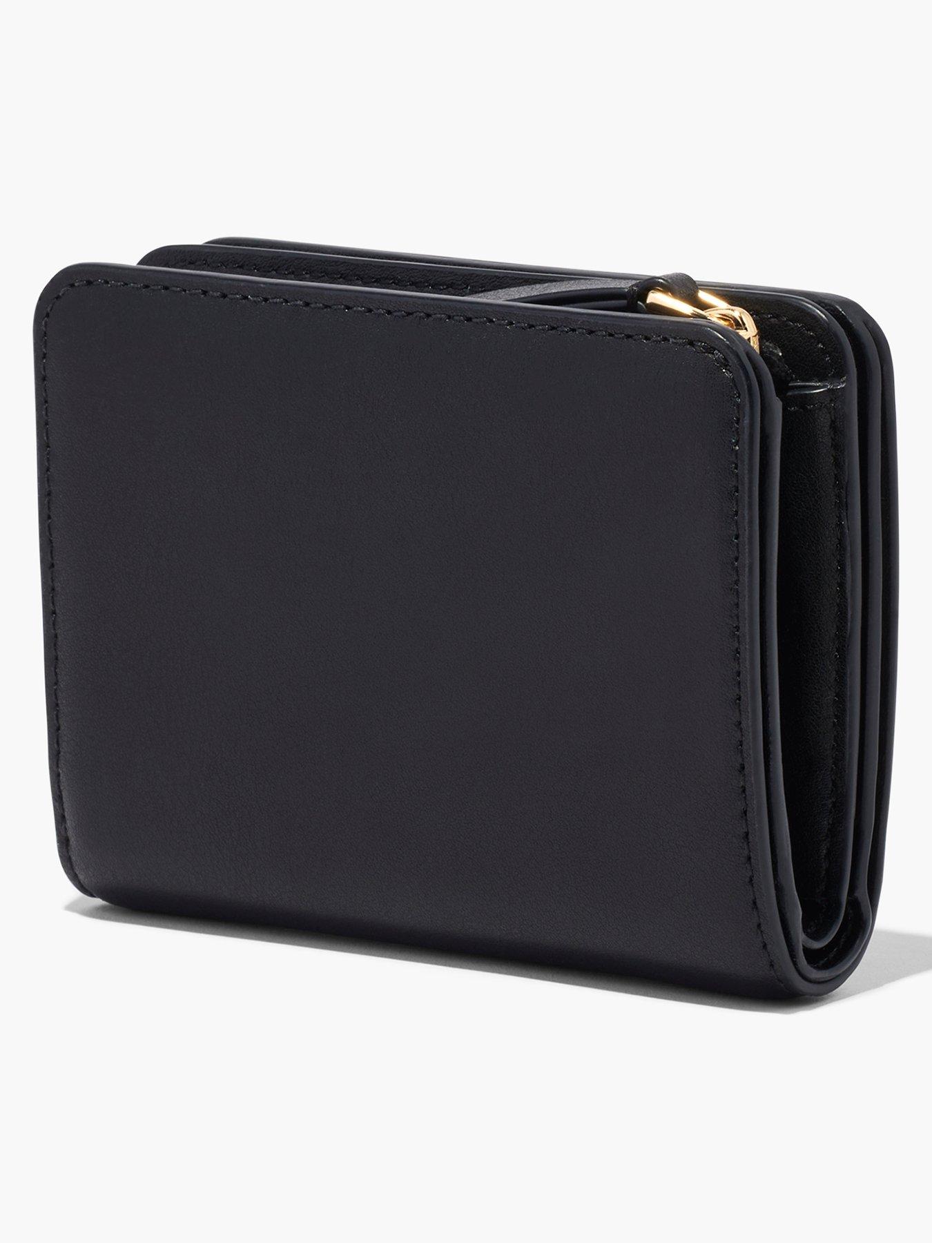 MARC JACOBS The J Marc Mini Compact Wallet - Black | very.co.uk