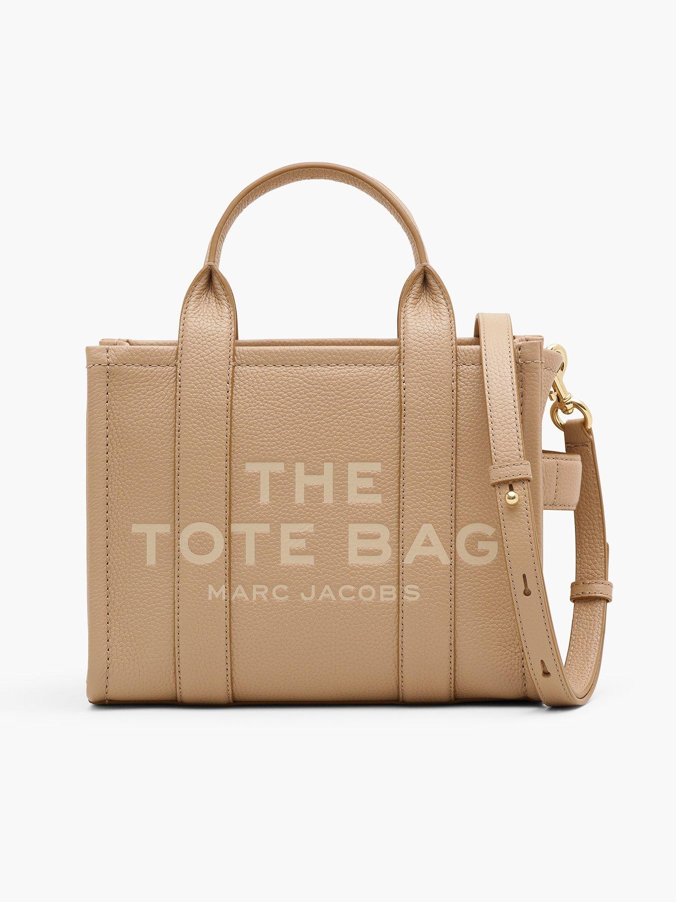 undefined The Leather Small Tote Bag - Camel