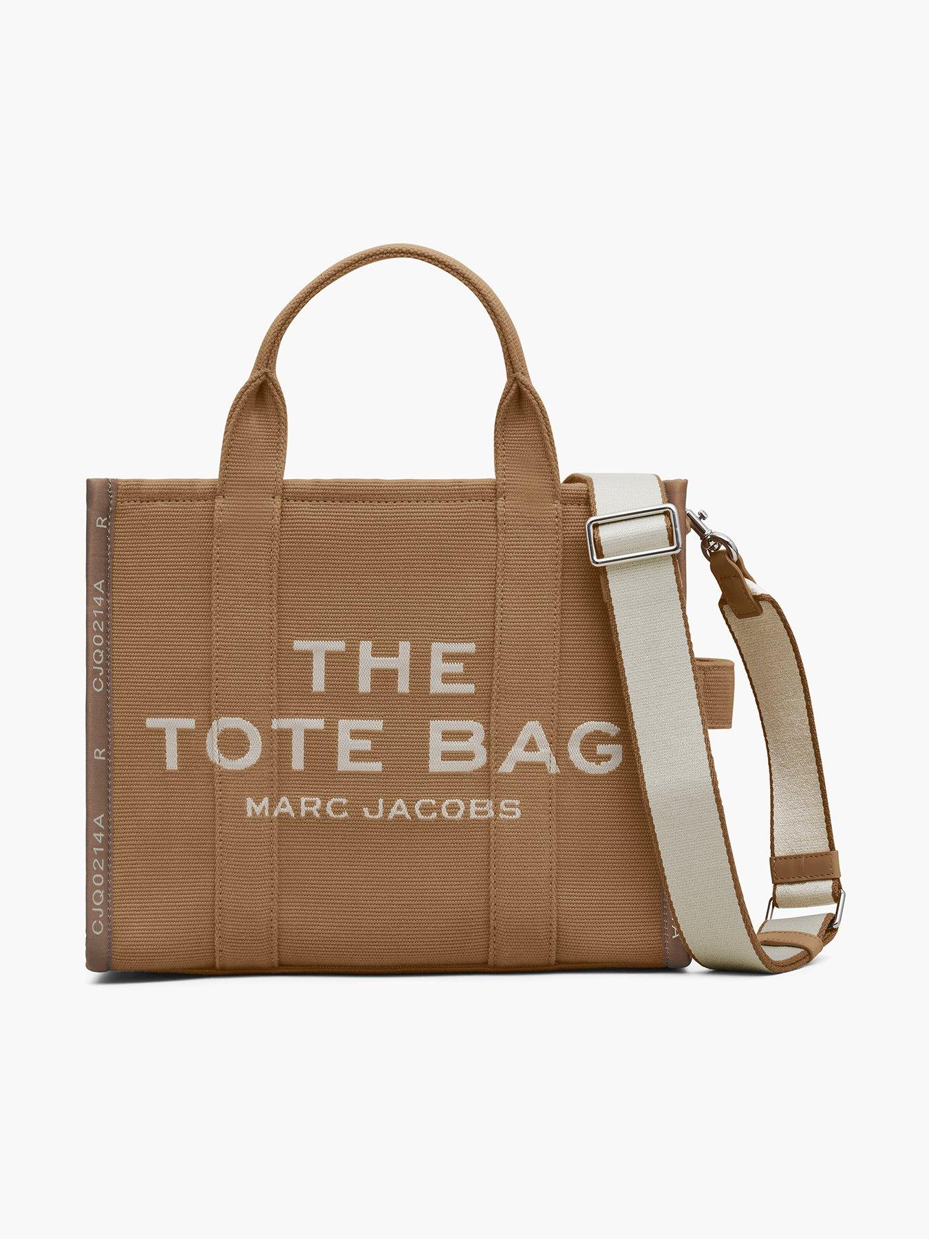 The Medium Jacquard Canvas Tote Bag Camel