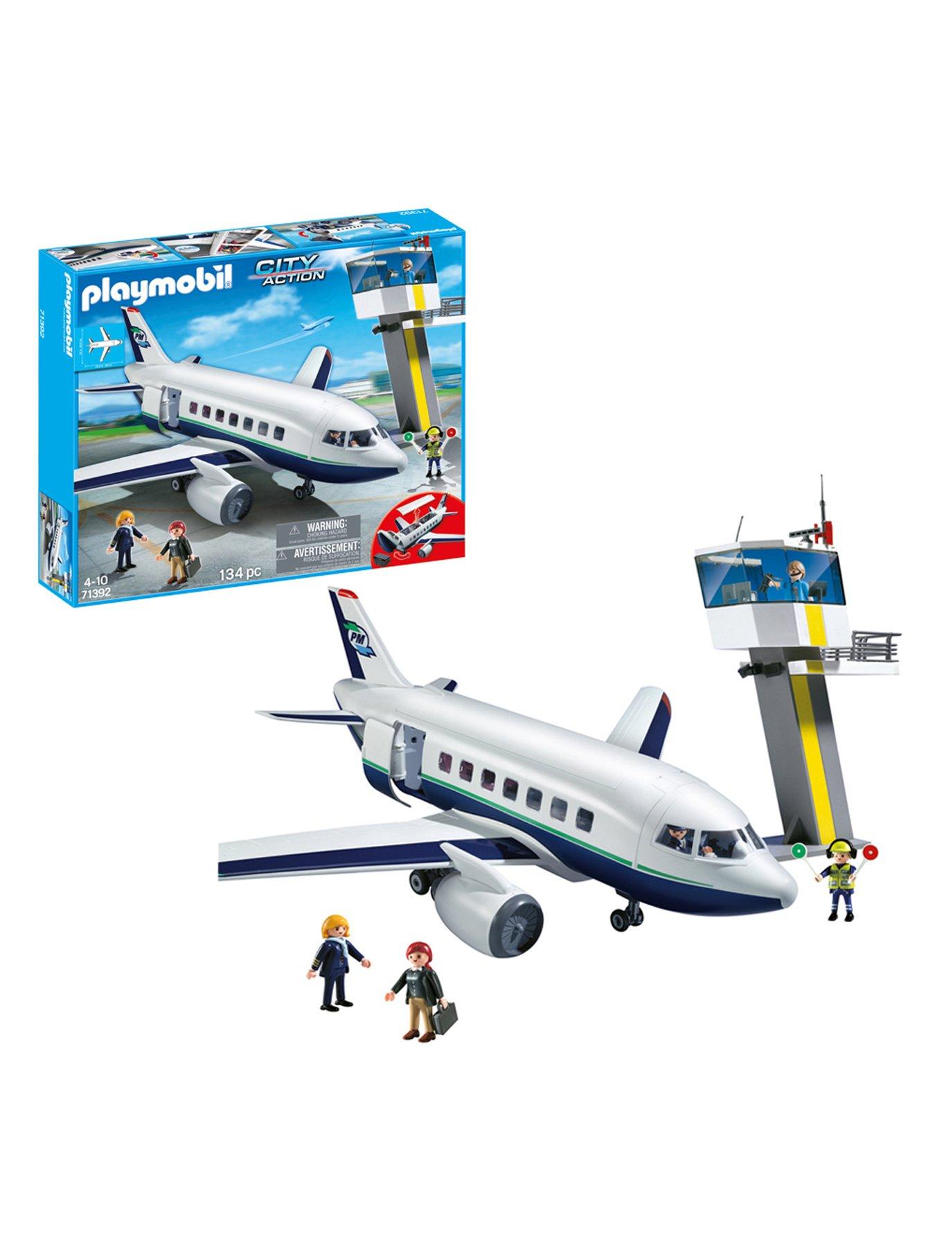 playmobil cargo and passenger aircraft