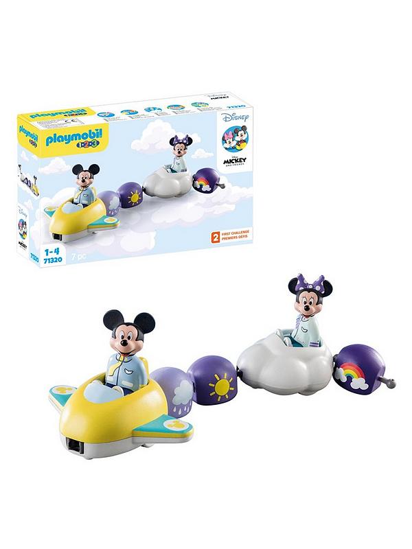 Image 1 of 5 of Playmobil 71320 1.2.3 &amp; Disney: Mickey's &amp; Minnie's Cloud Ride