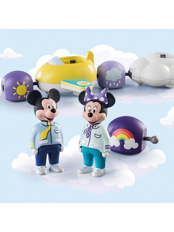 Image 3 of 5 of Playmobil 71320 1.2.3 &amp; Disney: Mickey's &amp; Minnie's Cloud Ride
