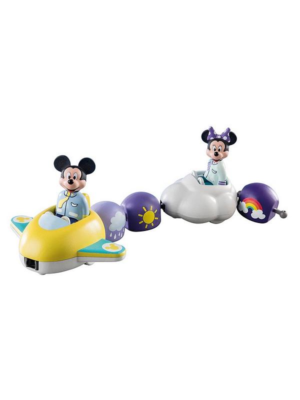 Image 4 of 5 of Playmobil 71320 1.2.3 &amp; Disney: Mickey's &amp; Minnie's Cloud Ride