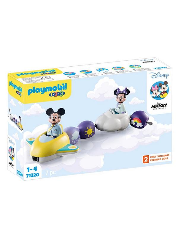 Image 5 of 5 of Playmobil 71320 1.2.3 &amp; Disney: Mickey's &amp; Minnie's Cloud Ride