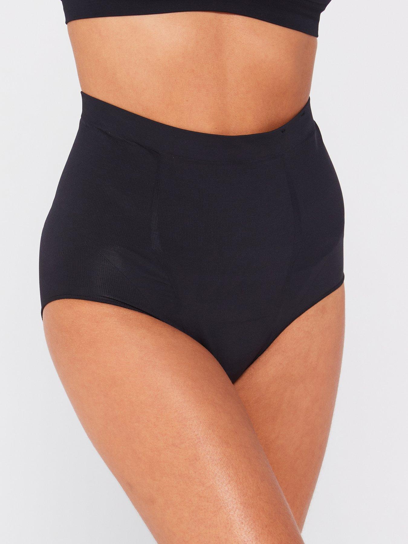 undefined Mid Waist Brief - Black
