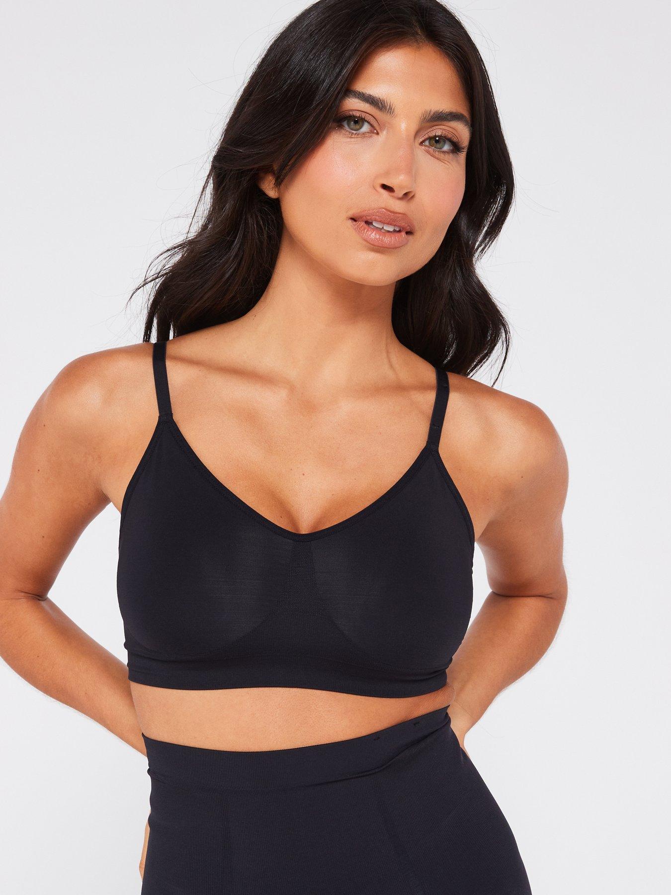 undefined Light Padded Bralette - Black